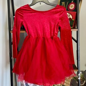 Cat & Jack Girl’s Long Sleeve Velour Tulle Dress